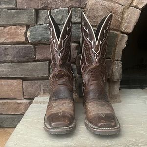 Womens Double-H Western boot size 7M